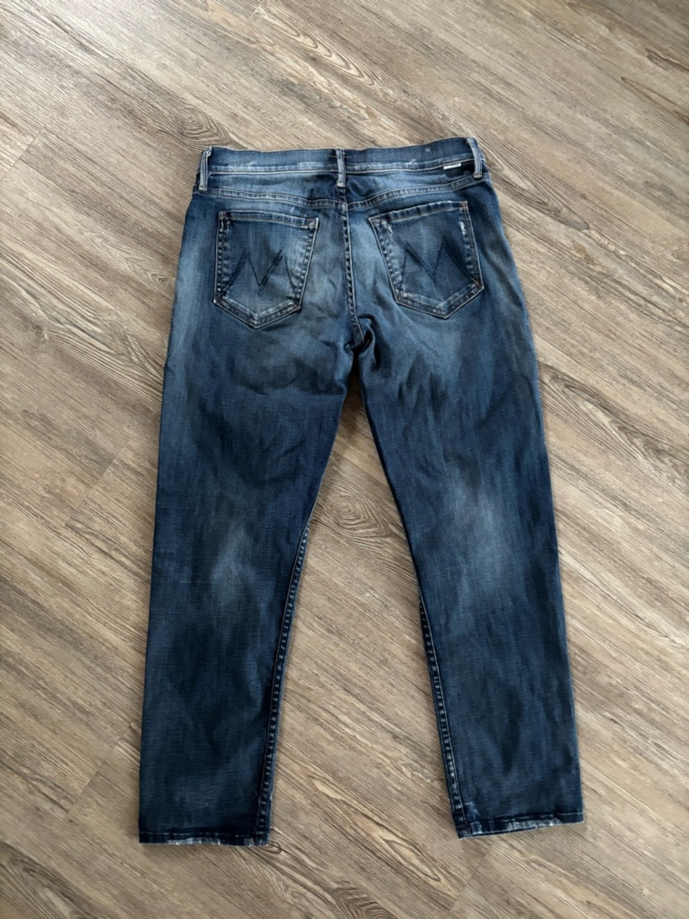 MOTHER The Dropout Boyfriend Jeans in Tequila Truth Denim - Picture 4 of 9